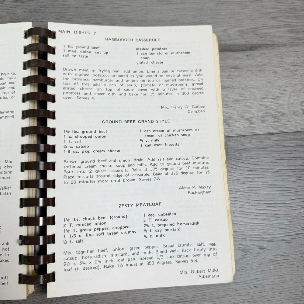 What's Cooking In Farm Bureau Kitchens 1976 Virginia Spiral Cookbook Cream